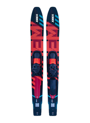 Jobe 65-inch Hemi Combo Waterskis, Red/Blue