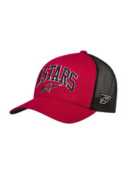 Alpinestars Dunker Trucker Cap for Unisex, One Size, Black/Red