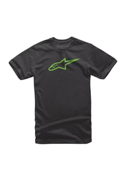 Alpinestars S.P.A. Ageless Classic Tee T-Shirt for Men, Small, Black/Green