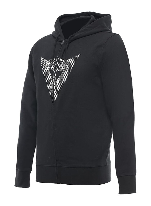 

Dainese Logo Hoodie for Men, Small, Black/White