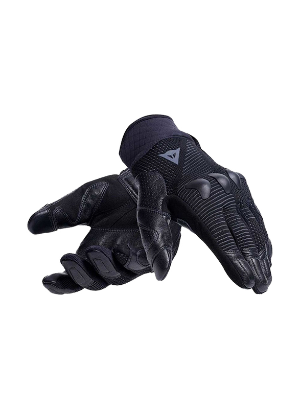 Dainese Unruly Ergo-Tek Motorcycle Gloves, Medium, Black/Anthracite