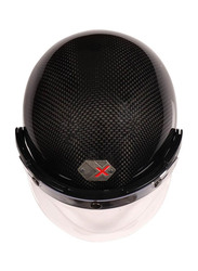 Axor Jet Carbon with Bb-E Gloss Carbon Helmet, Medium, Black