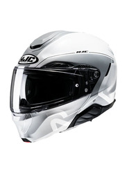 Hjc Rpha 91 Combust Helmet, Large, RPHA91-MC10-L, White/Black