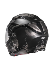 HJC F70 Spector Helmet, Large, F70-SPE-MC5SF-L, Black/Grey