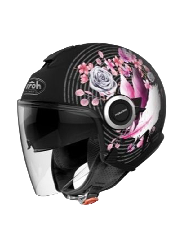 Airoh Helios Open Face Helmet, Medium-Small, HEMA54-MS, Mad Matt