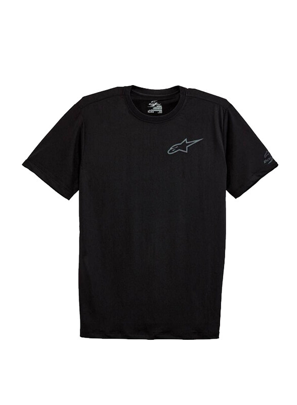

Alpinestars S.P.A. Pursue Performance Tee Short Sleeve T-Shirt for Men, Large, Black