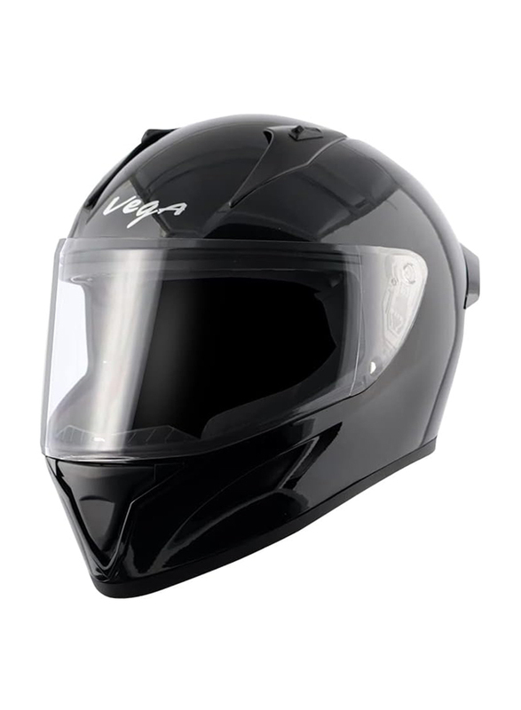 Vega Bolt Full Face Helmet, Large, Black