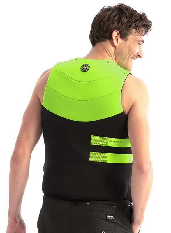 Jobe Segmented Jet Vest Backsupport, XXXL, Black/Lime