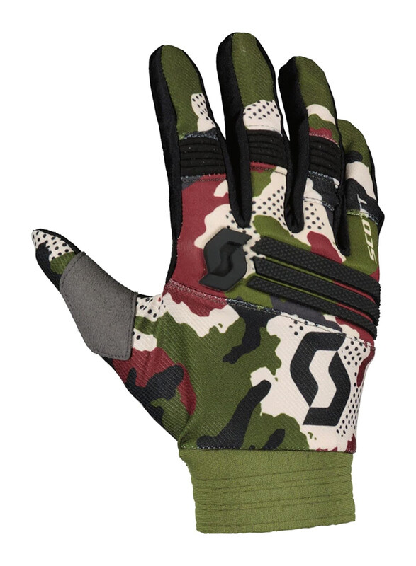 Scott X-Plore MX Gloves, Large, Green/Tan