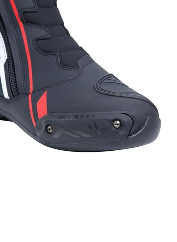 TCX S-TR1 Motorcycle Boots, Black/red/white, 43 EU