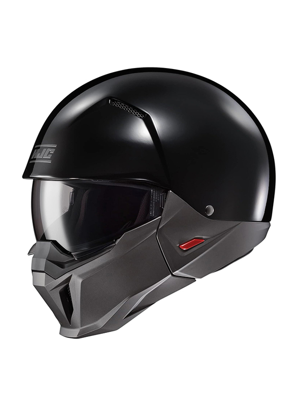 HJC i20 Solid Metal Helmet, X-Large, I20-SOL-MBLK-XL, Black