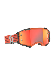 Scott Fury Orange Chrome Works Goggle, Orange/Grey