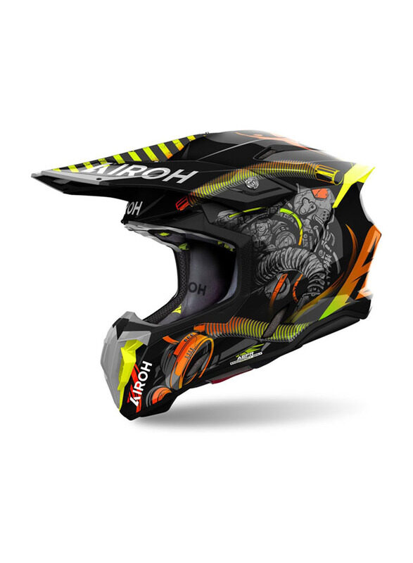 

Airoh Twist 3 Toxic Helmet, TW3T35, Small, Multicolour, TW3T35