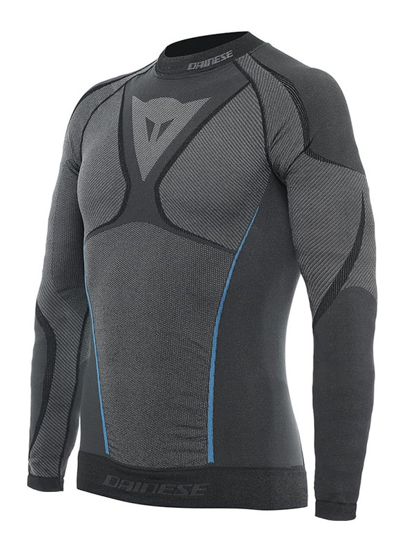 Dainese Dry LS Base Layer Top for Men, Large, Black