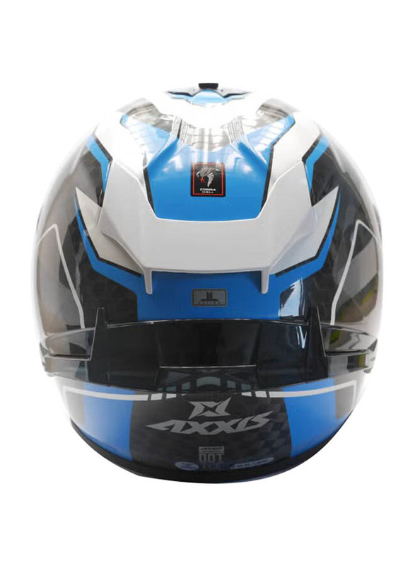 Axxis Cobra Rage A0 Helmet, Large, Ff104C, Gloss Pearl White