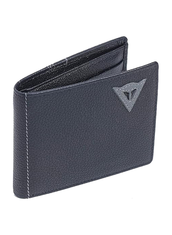 Dainese Super Slim and Minimal Design Leather Wallet, Black