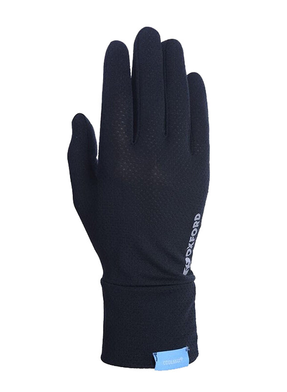 

Oxford Products Ltd Deluxe Coolmax Inner Gloves for Bike Riders, CA211, Black, Large/X-Large