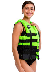 Jobe 4 Buckle Life Vest, X-Large, Lime