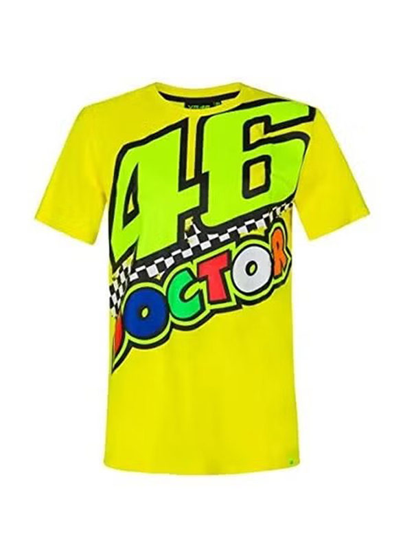 VR/46 Valentino Rossi VR56, T-Shirt for Man, Large, Yellow