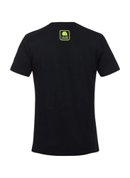 Valentino Rossi Collezione VR 46 Riders Academy T-Shirt for Men, XS, Black
