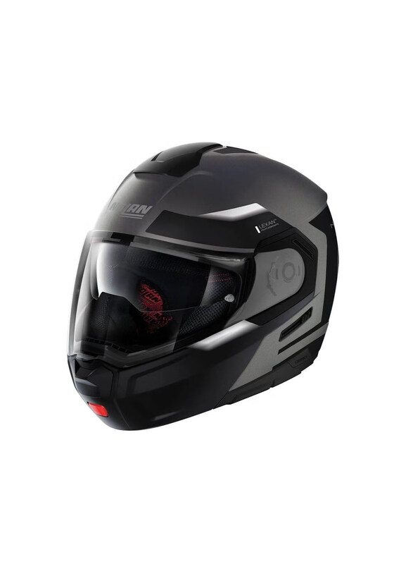 

Nolan Reflector Flip-Up Helmet -Flat Lava, Small, N90-3, Grey