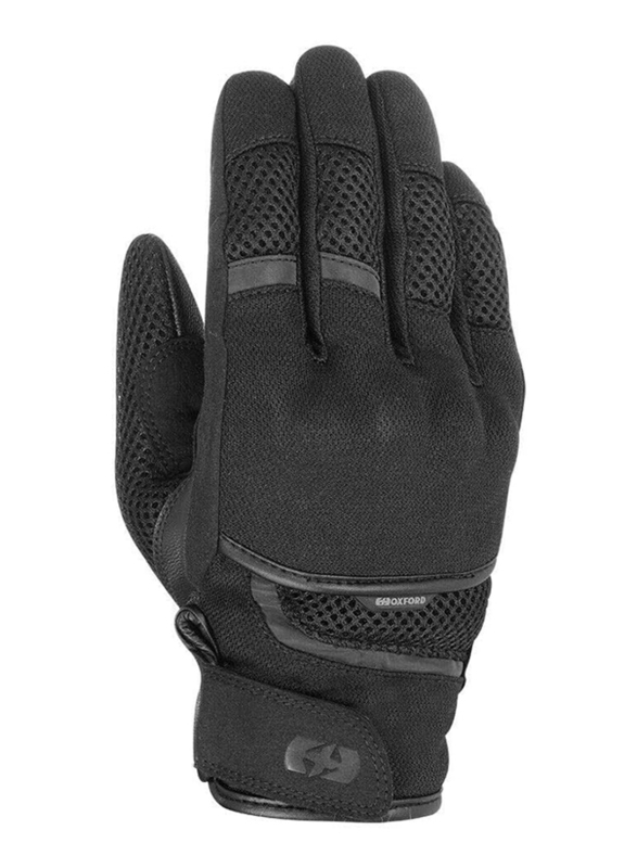 Oxford Brisbane Air MS Short Summer Gloves, X-Large, GM181101, Stealth Black