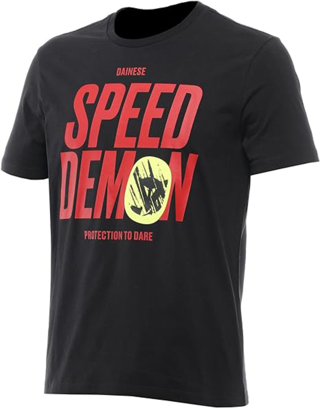 Dainese Knee Down T-Shirt, L, Jet Black