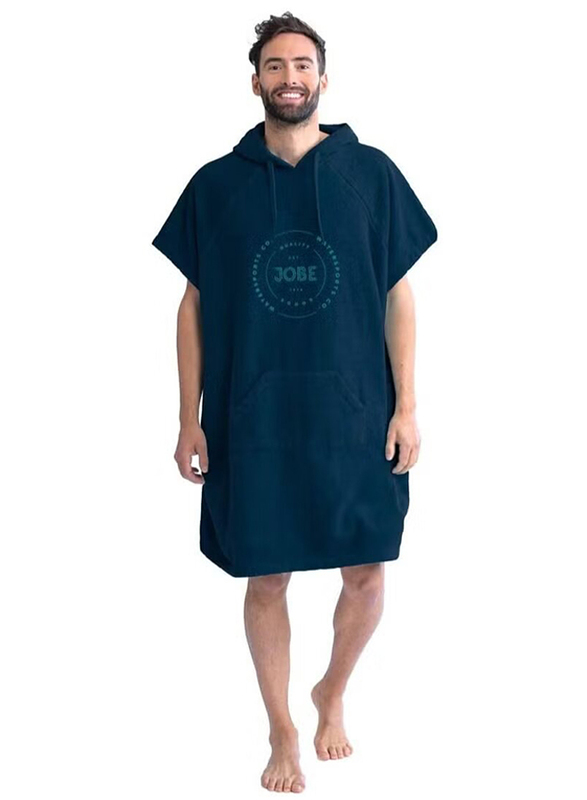 Jobe Poncho (2021) Robe Changing Towel for Men, Free Size, Blue