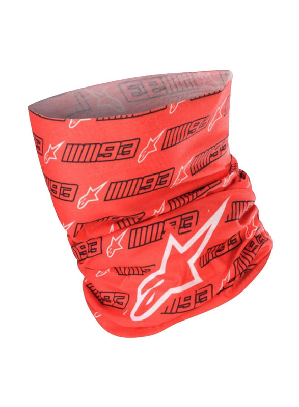 Alpinestars Neck Tube for Unisex, One Size, Red