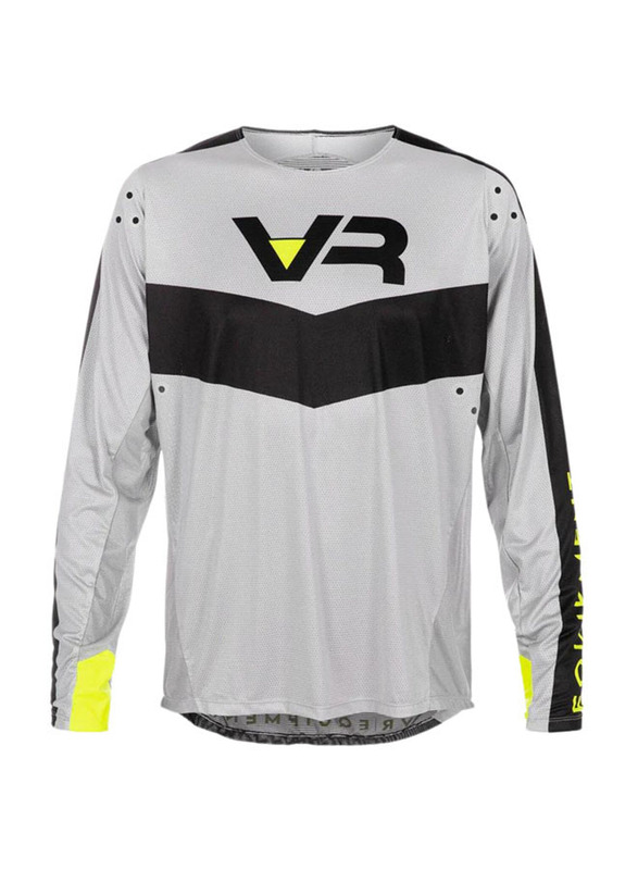 Vr46 Long Sleeve T-Shirt for Men, X-Large, Grey