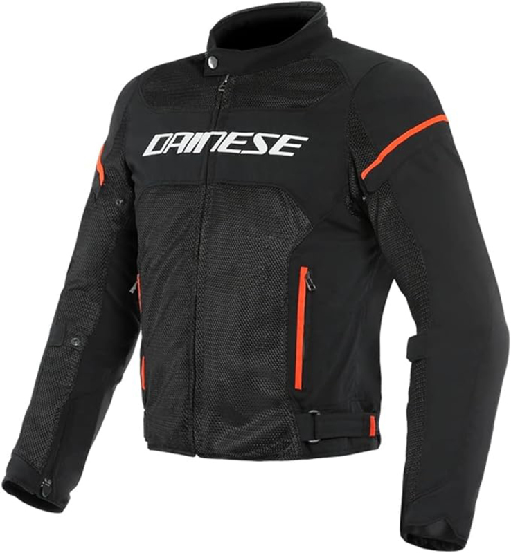 Dainese Men's Air Frame D1 Tex Jacket Motorcycle Jacket for Summer with Removable Windproof Liner, 201735196-N32-58, Multicolour, Size 58