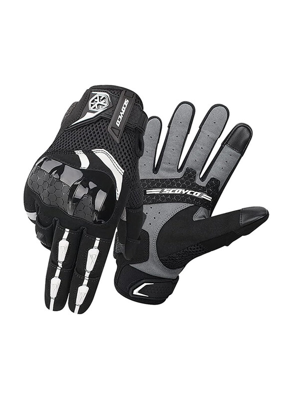 

Scoyco Gloves, Medium, MC117, White