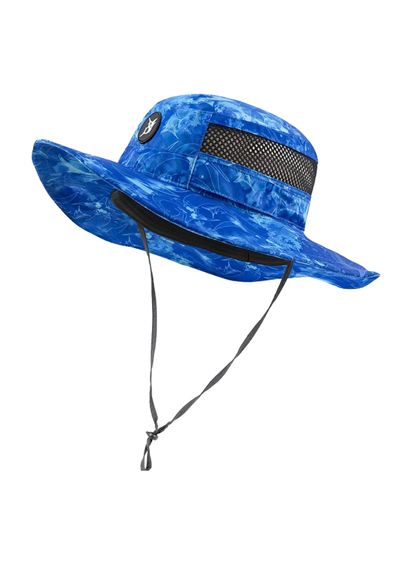 Bob Marlin Bucket Hat for Men, One Size, Blue