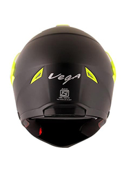 Vega Mount DC Motocross Helmet, X-Large, Yellow/Black