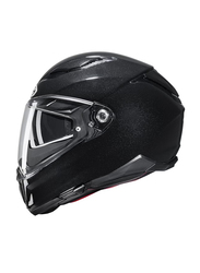 HJC F70 Solid Metal Helmet, Medium, F70-SOL-M, Black