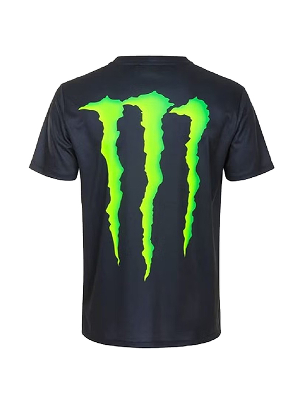 VR/46 Valentino Rossi VR73 T-Shirt for Man, Small, Navy Blue