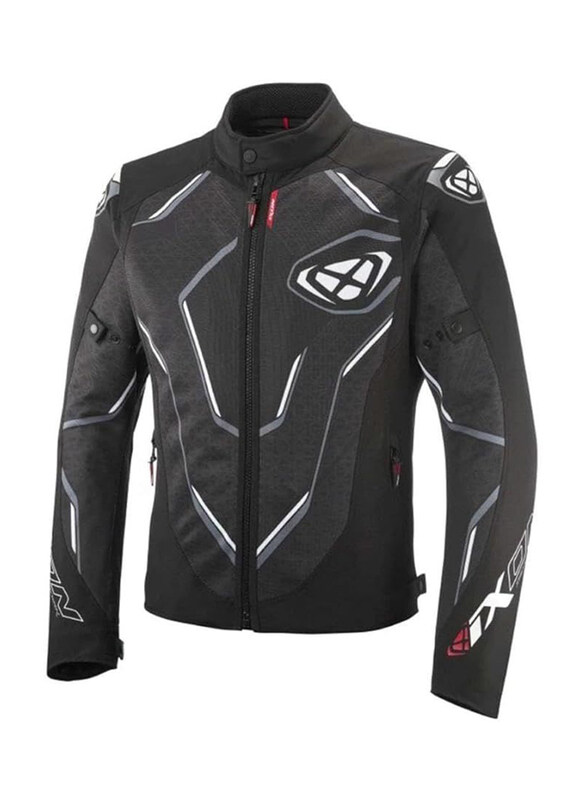 

Ixon Demoniak Textile Jacket for Unisex, Medium, Black/White
