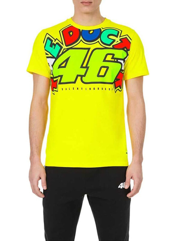 

Valentino Rossi VR56 The Doctor T-Shirt, Medium, Yellow