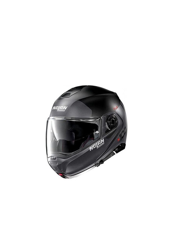 

Nolan Distinctive 021 N-Com Flip-Up Motorcycle Flat Helmet, Small, N100-5 Plus, Black