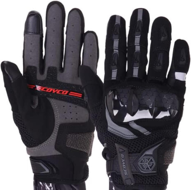 

Scoyco Gloves, X-Large, MC117W, Black