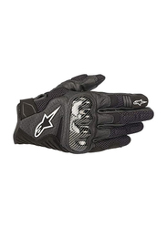 Alpinestars Men's SMX-1 Air V2 Motorcycle Riding Gloves Black, XX-Large