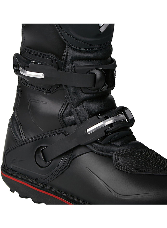 Alpinestars Tech Motocross Boots for Men, ‎Black/Red, Size 10