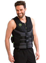 Jobe Sports International Premium Neoprene Men Life Vest, Large, Black