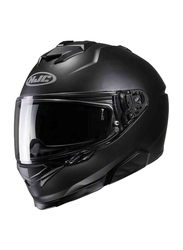 Hjc I71 Semi Helmet, Large, Flat Black