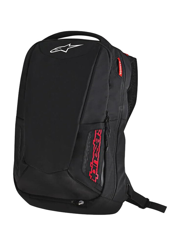 Alpinestars  25 Liter City Hunter Backpack Bag for Men, Black/Red