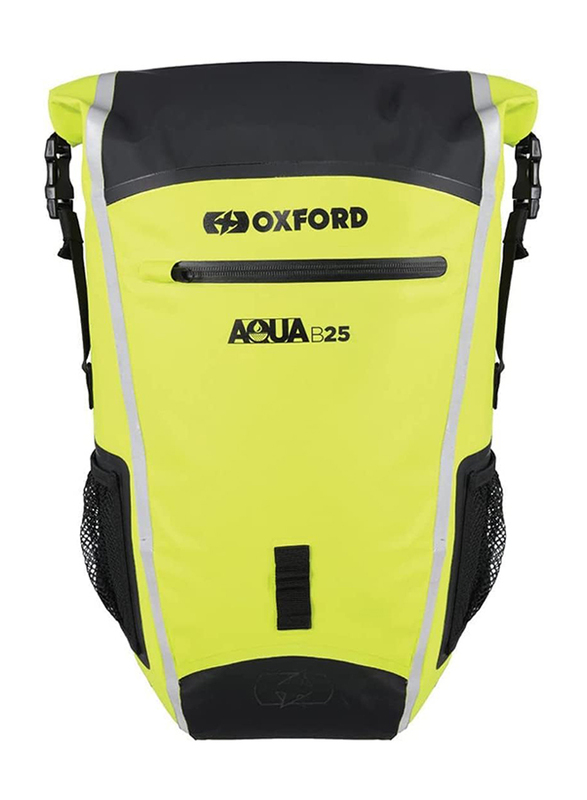 Oxford Aqua B-25 Backpack, 25 Ltr, OL476, Black/Fluorescent