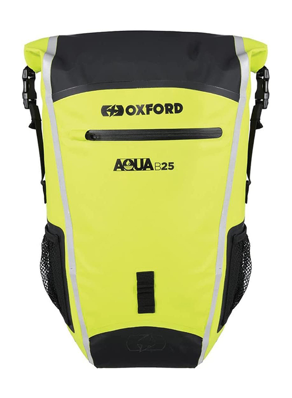 Oxford Aqua B-25 Backpack, 25 Ltr, ‎OL476, Black/Fluorescent