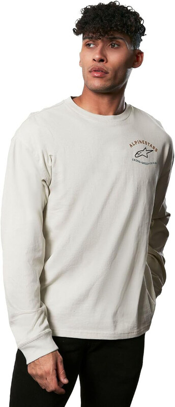 

Alpinestars Adult Full Face Ls Tee T-Shirt Unisex, S, Off White