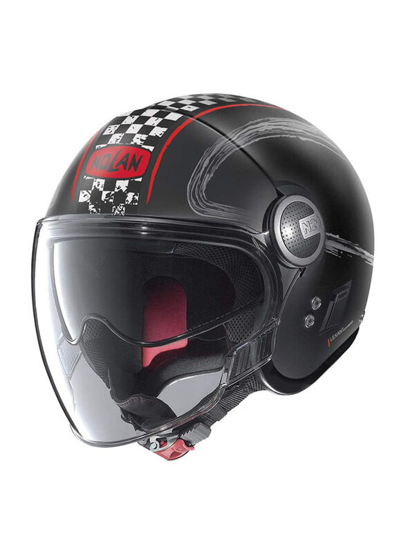 

Nolan Visor Getaway Helmet, Large, N21, Black/Red