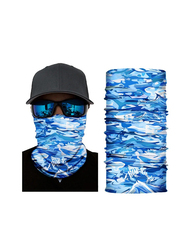 Bob Marlin Face Shield for Men, One Size, Blue Storm